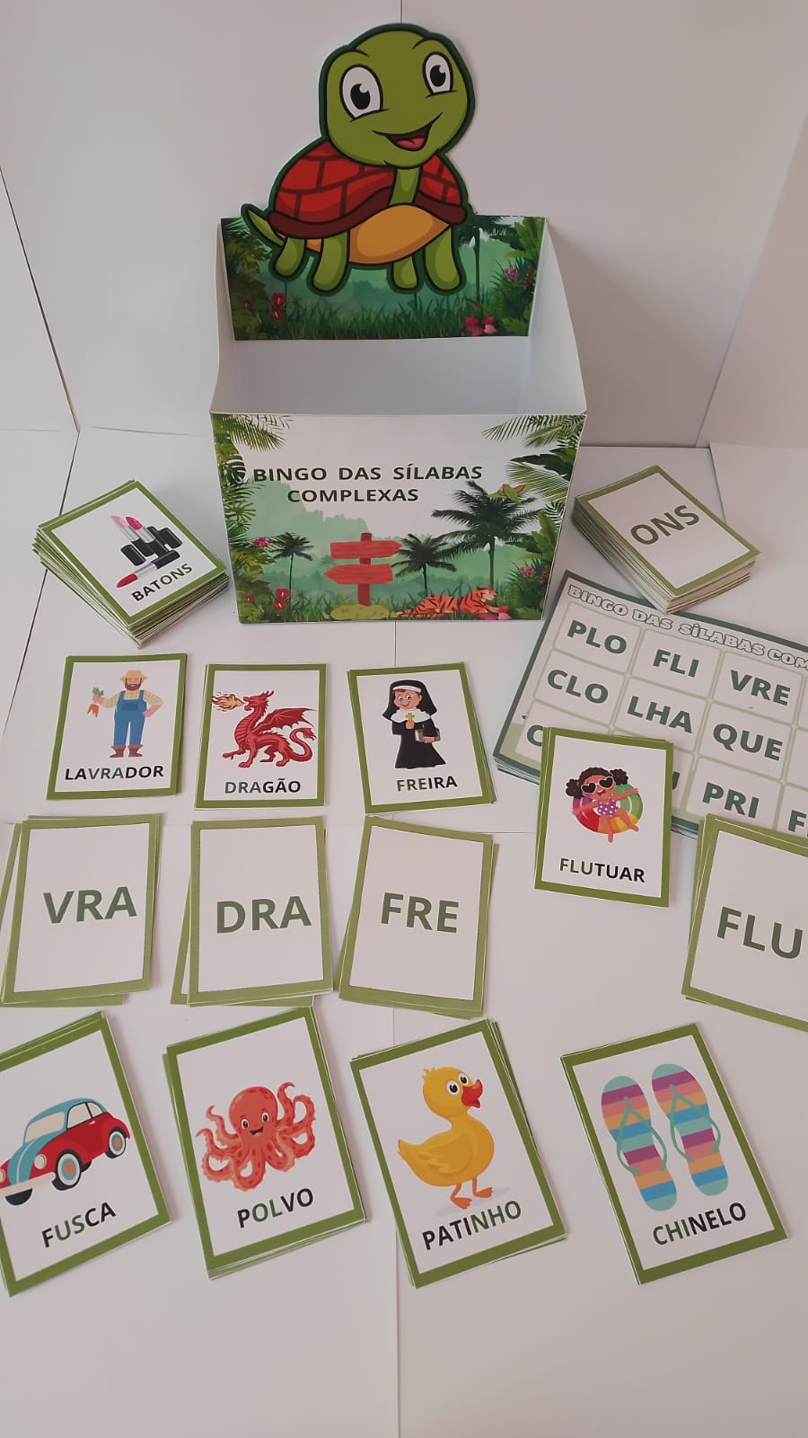 Bingo das Sílabas Complexas