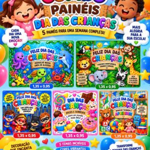 COMBO DE PAINÉIS DIA DAS CRIANÇAS